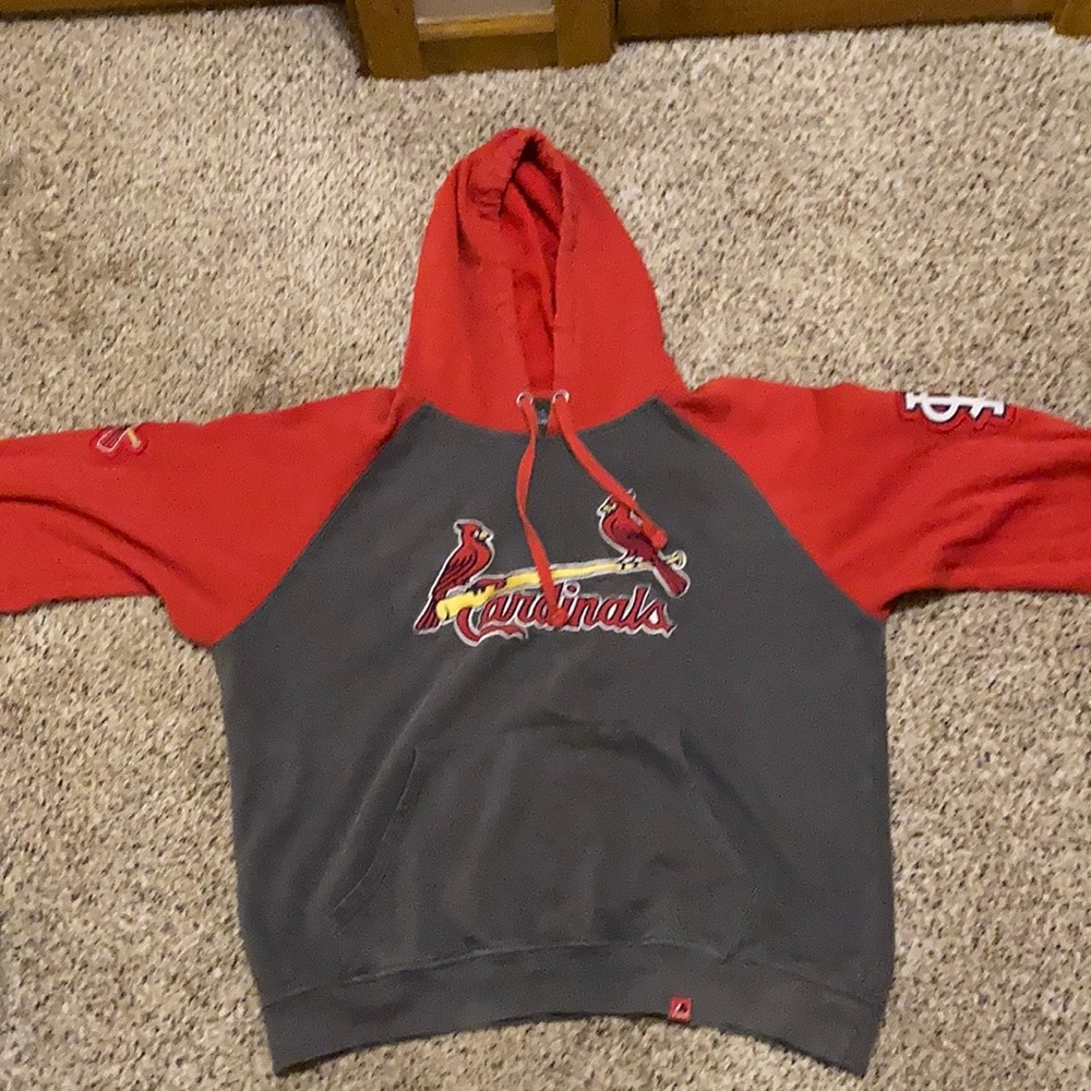 Majestic Cardinals hoodie (like new)